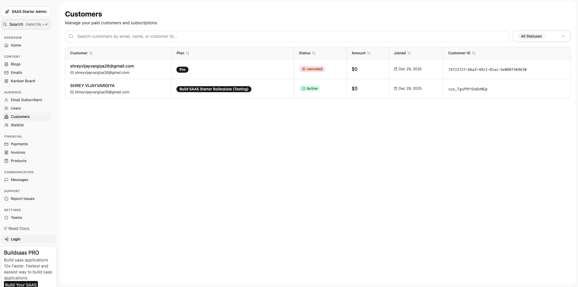 Admin Preview